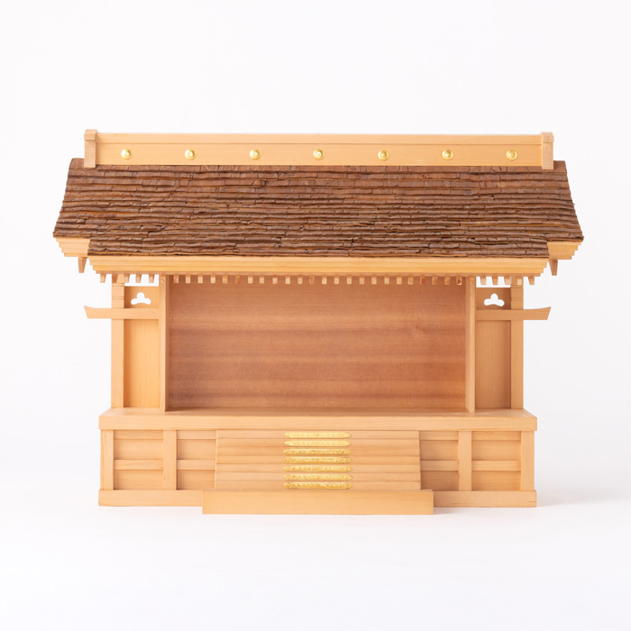 【アウトレット】 神棚 桧皮葺三社宮 松尾型〈H-5〉