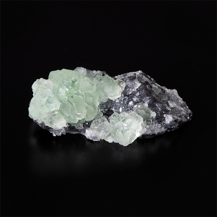 原石 フローライト付き水晶