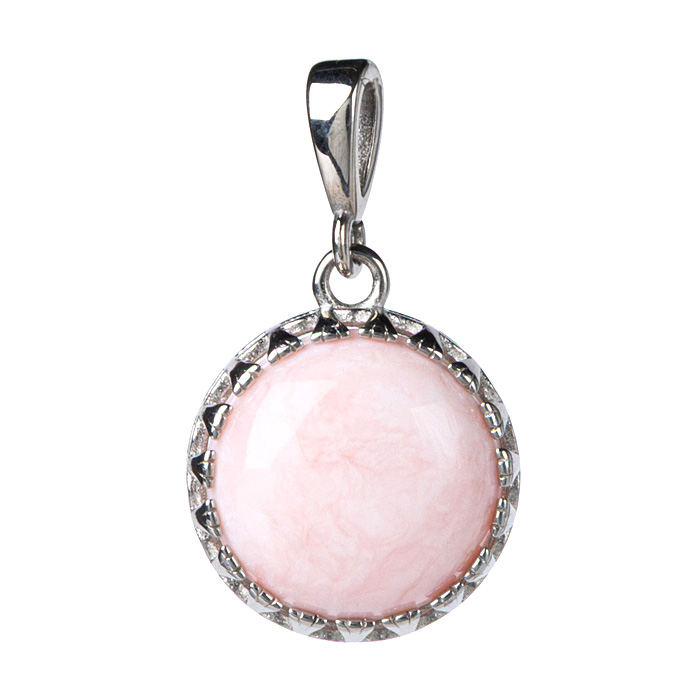 ペンダントトップ ピンクオパール