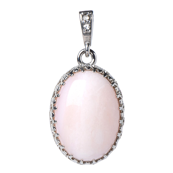 ペンダントトップ ピンクオパール