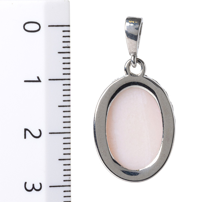 ペンダントトップ ピンクオパール