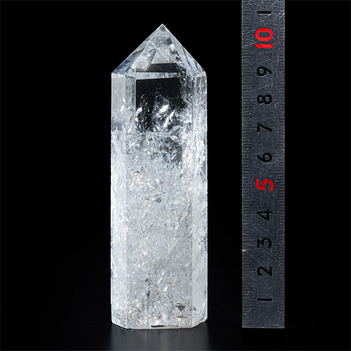 水晶ポイント ナチュラルレインボー水晶 （アイリスクォーツ）