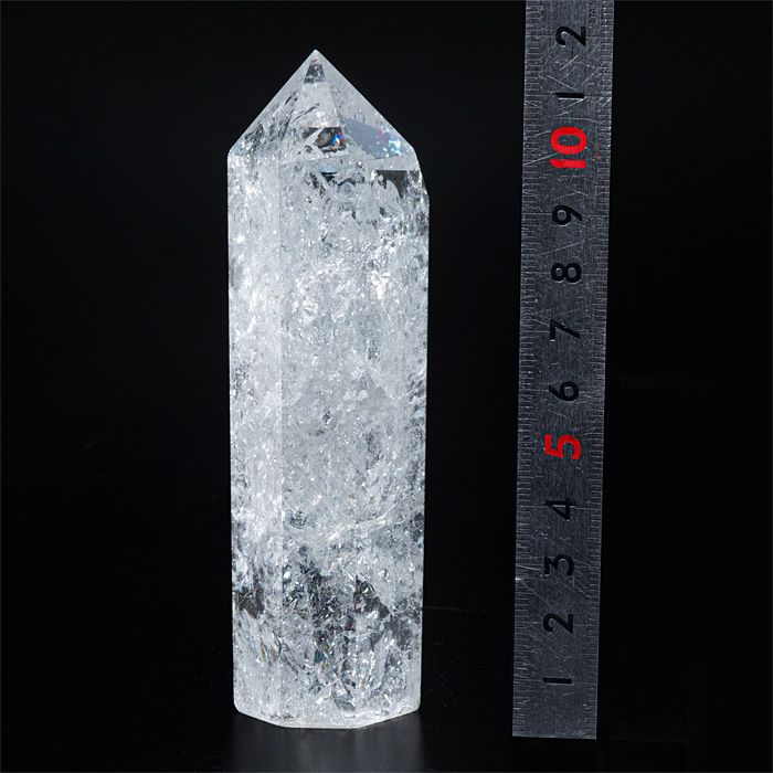水晶ポイント ナチュラルレインボー水晶 (アイリスクォーツ)