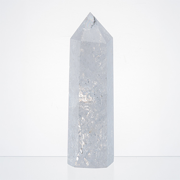 水晶ポイント ナチュラルレインボー水晶 (アイリスクォーツ)