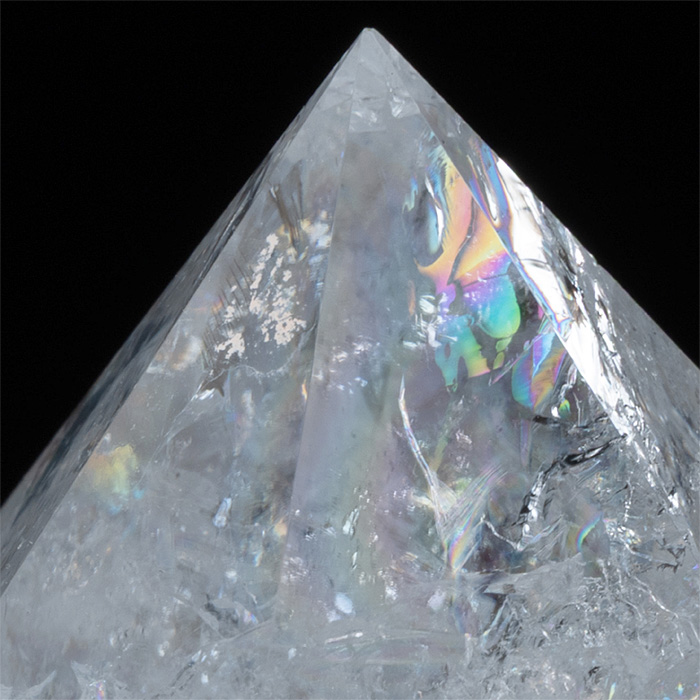 水晶ポイント ナチュラルレインボー水晶 (アイリスクォーツ)