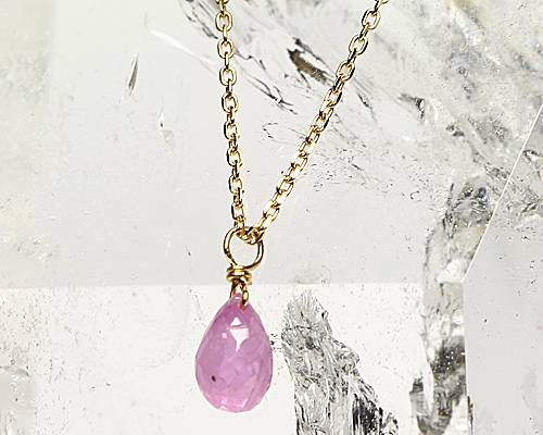 Jewel Drops ピンクサファイア K18