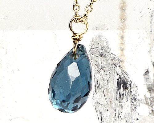 Jewel Drops ロンドンブルートパーズ K18