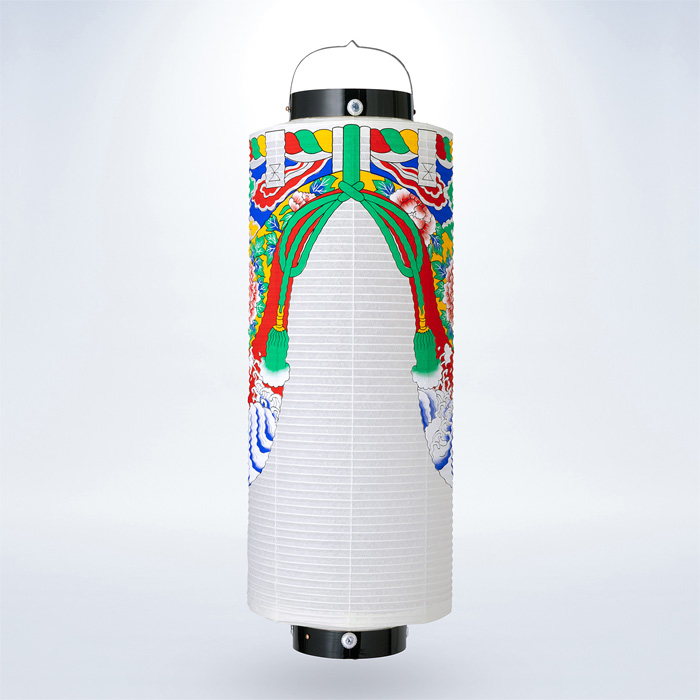 提灯 切長 幕付 南無地蔵大菩薩 直径30cm