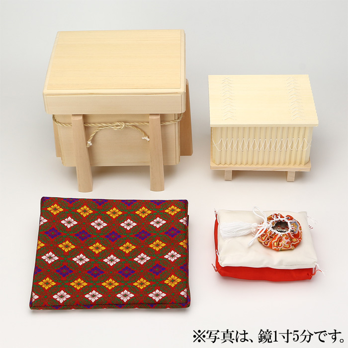 御霊代用具 本鏡入(青銅鏡)鏡3寸5分