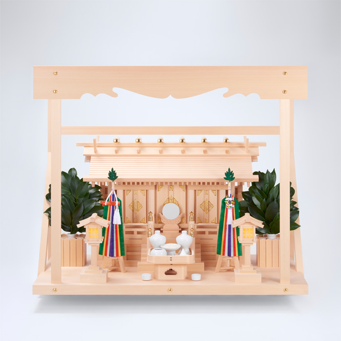 I-7+神棚板（大）+神具フルセット