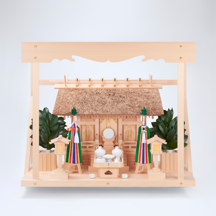 K-17+神棚板(大)+雲板(大)+神具フルセット
