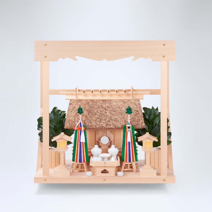 K-3+神棚板(中)+雲板(中)+神具フルセット