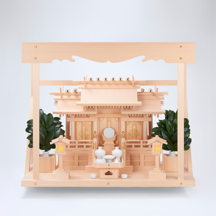 I-5+神棚板（大）+神具ハーフセット