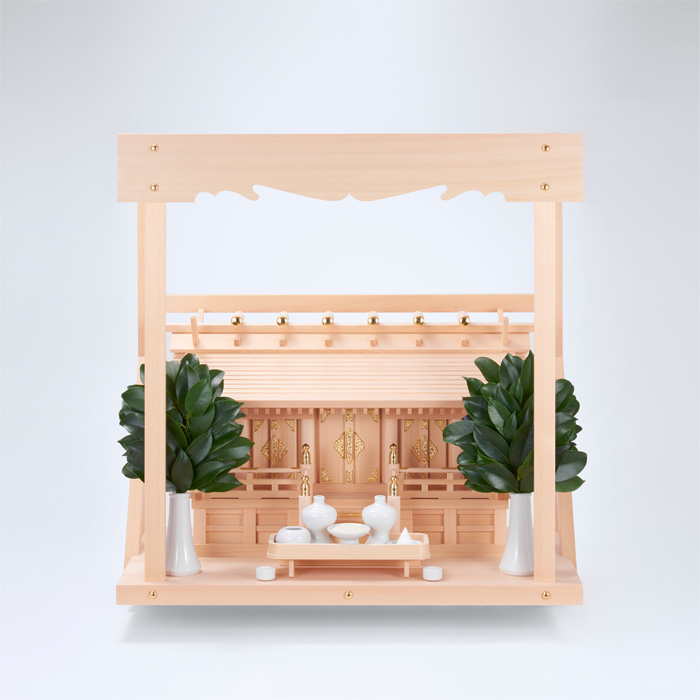 I-7'+神棚板（中）+雲板（中）+神具ミニセット