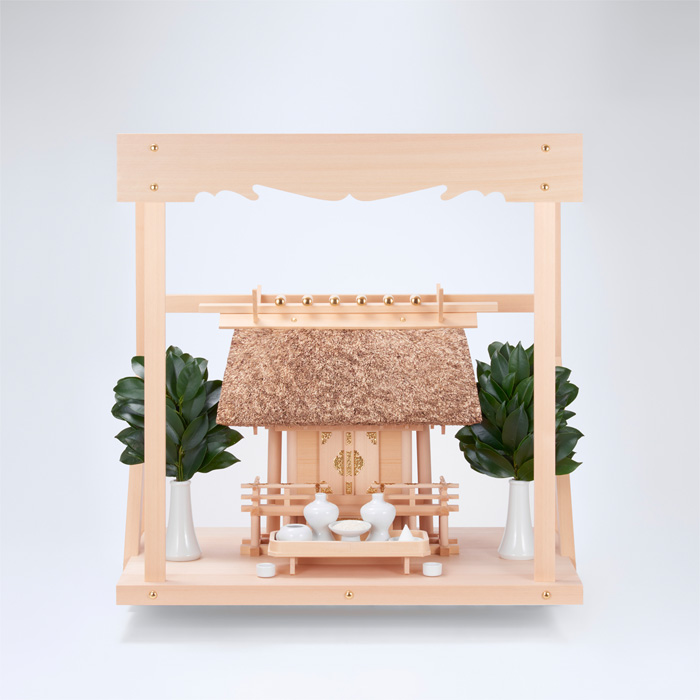 K-3+神棚板(中)+雲板(中)+神具ミニセット