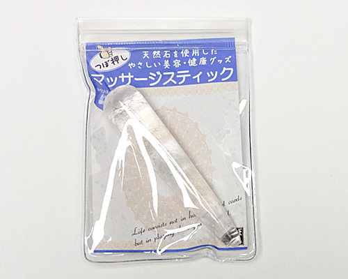 つぼ押し（マッサージスティック） 天然水晶 No.1