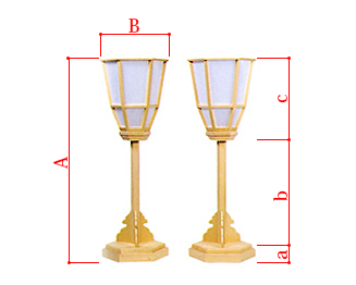 燈台寸法図