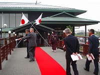 かがみ離宮式典入り口